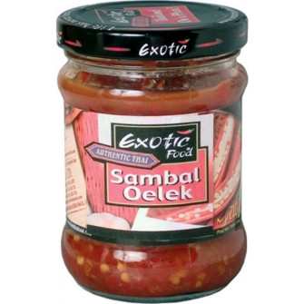 Exotic Food  Sambal Oelek pasta z čilli papriček 210g